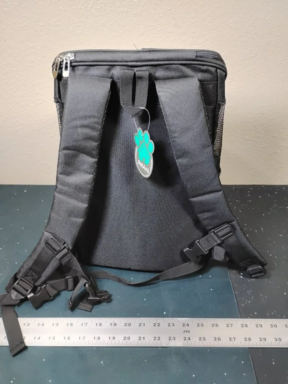 PetAmi Pet Carrier Backpack Black For Small Dogs Cats Travel Hiking Comfort